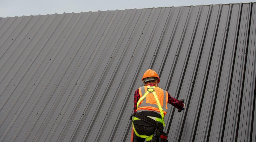 Professional metal roof installation in Dana, KY